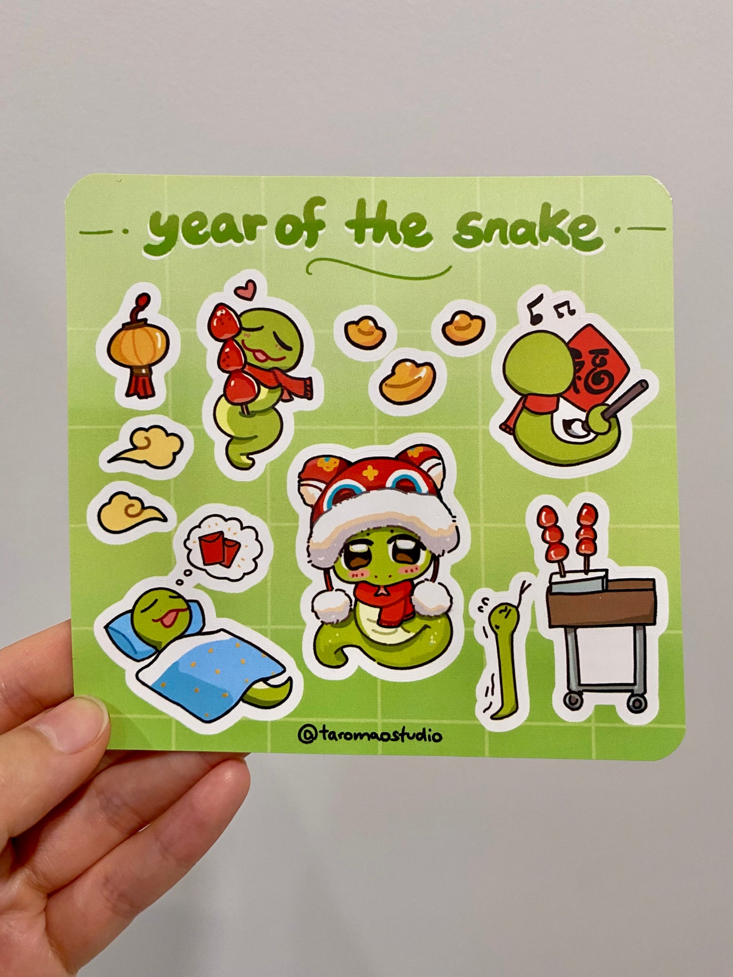 Year of the Snake Sticker Sheet