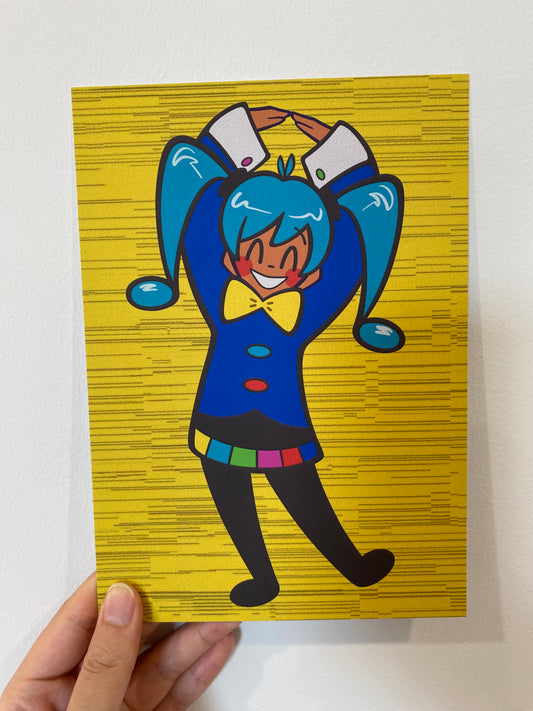 Hatsune Miku Print - Static
