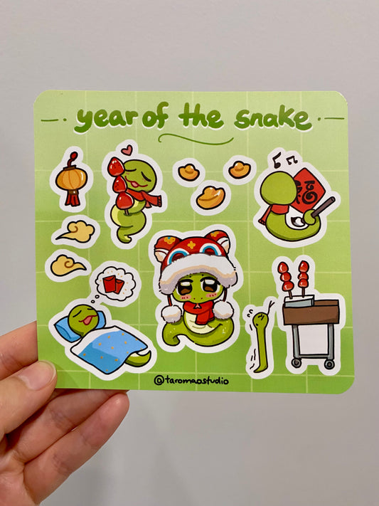 Year of the Snake Sticker Sheet