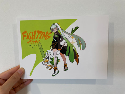 Hatsune Miku Print - PKMN Fighting