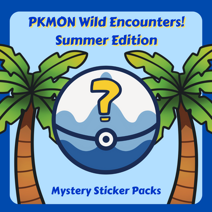 Pokemon Mystery Sticker Packs - SUMMER EDITION
