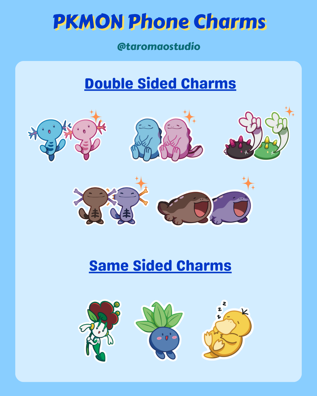 Pokemon Phone Charms